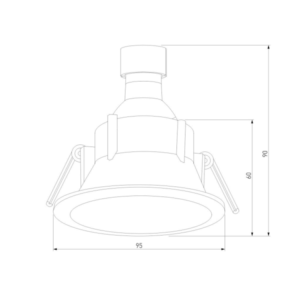 Встраиваемый светильник Elektrostandard 25059/01 a069721 Встраиваемый светильник Elektrostandard 25059/01 a069721