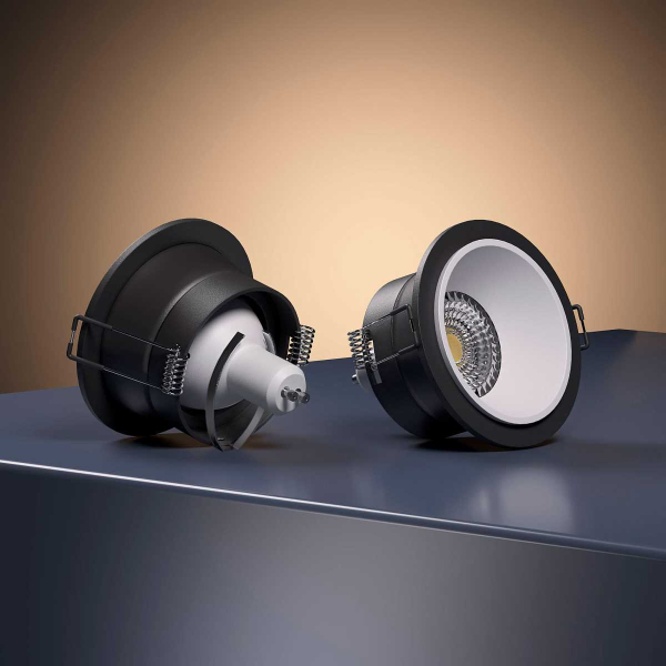 Встраиваемый светильник Elektrostandard Mils 25010/01 GU10 черный a064268