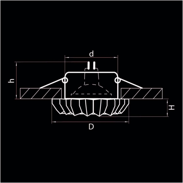 Встраиваемый светильник Lightstar Solo Ray 002120 Встраиваемый светильник Lightstar Solo Ray 002120