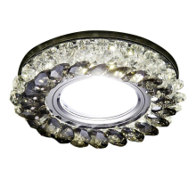 Встраиваемый светодиодный светильник Ambrella light Led S701 CL/GD/WH