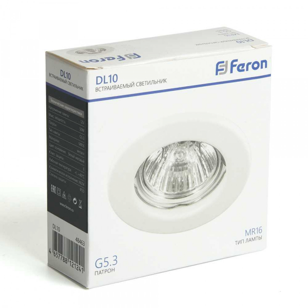 Встраиваемый светильник Feron DL10 48463 Встраиваемый светильник Feron DL10 48463