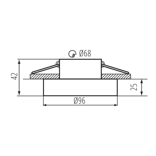 Точечный светильник Kanlux ELICEO-ST DSO B/B 35284 Точечный светильник Kanlux ELICEO-ST DSO B/B 35284