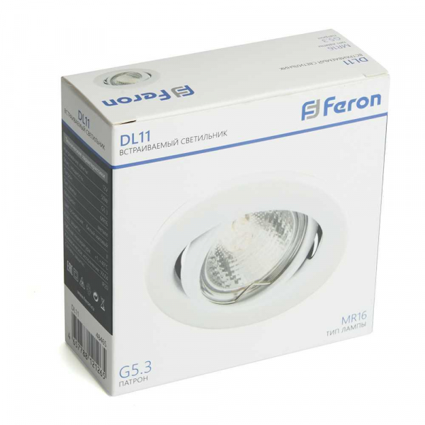 Встраиваемый светильник Feron DL11 48465 Встраиваемый светильник Feron DL11 48465