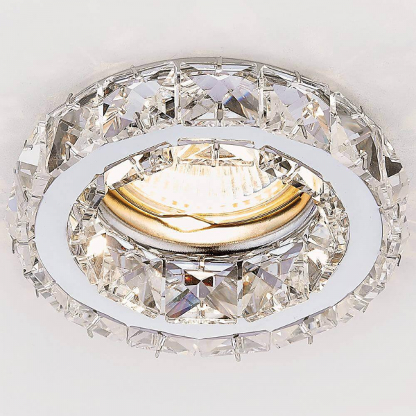 Встраиваемый светильник Ambrella light Crystal K112 CL/CH Встраиваемый светильник Ambrella light Crystal K112 CL/CH