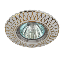 Встраиваемый светильник ЭРА Штампованный ST4 GD/WH Б0036483