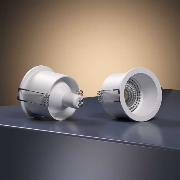 Встраиваемый светильник Elektrostandard Moll 25002/01 GU10 белый a064241