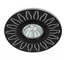 Встраиваемый светильник ЭРА LED с подсветкой DK LD31 BK Б0036499