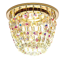 Встраиваемый светильник Ambrella light Crystal K2075 G/PR