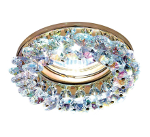 Встраиваемый светильник Ambrella light Crystal K206 MULTI/G