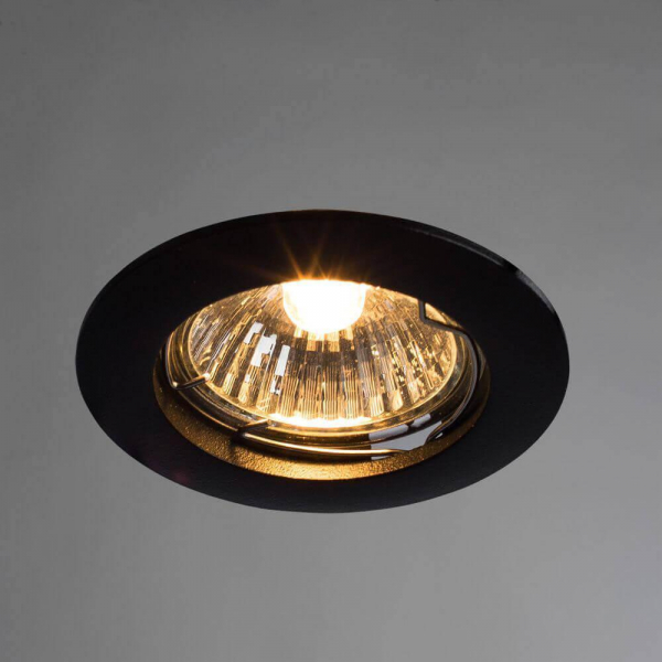 Встраиваемый светильник Arte Lamp Basic A2103PL-1BK Встраиваемый светильник Arte Lamp Basic A2103PL-1BK