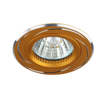 Встраиваемый светильник ЭРА Алюминиевый KL34 AL/GD C0043821