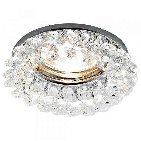 Встраиваемый светильник Ambrella light Crystal K206 CL/CH Встраиваемый светильник Ambrella light Crystal K206 CL/CH