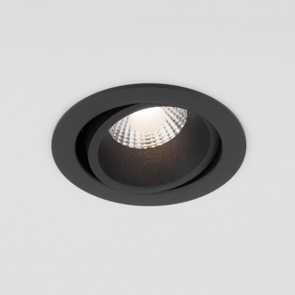 Встраиваемый светодиодный светильник Elektrostandard Nulla 15267/LED 7W 3000K BK/BK черный/черный a063972 Встраиваемый светодиодный светильник Elektrostandard Nulla 15267/LED 7W 3000K BK/BK черный/черный a063972