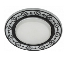 Встраиваемый светильник ЭРА с подсветкой DK LD28 WH/BK /1 Б0048932