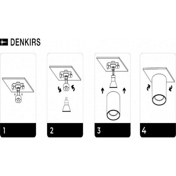 Точечный светильник Denkirs DK3040-BK Точечный светильник Denkirs DK3040-BK