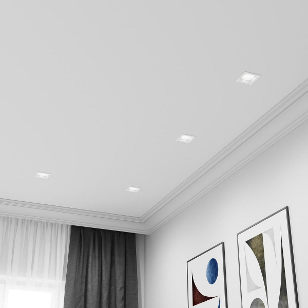 Встраиваемый светодиодный светильник Elektrostandard Quadro 25085/LED 10W 4000K белый a063676 Встраиваемый светодиодный светильник Elektrostandard Quadro 25085/LED 10W 4000K белый a063676