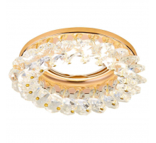 Встраиваемый светильник Ambrella light Crystal K206 CL/G