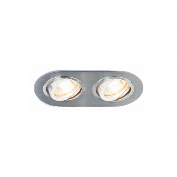 Встраиваемый светильник Elektrostandard 1061/2 MR16 SL серебро a036418 Встраиваемый светильник Elektrostandard 1061/2 MR16 SL серебро a036418