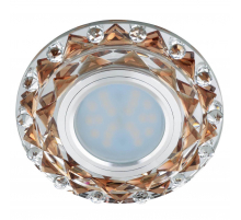 Встраиваемый светильник Fametto Luciole DLS-L130 GU5.3 Chrome/Brown
