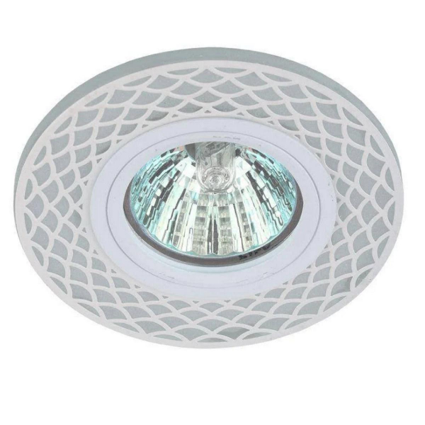 Встраиваемый светильник ЭРА с подсветкой DK LD40 WH/WH /1 Б0048937 Встраиваемый светильник ЭРА с подсветкой DK LD40 WH/WH /1 Б0048937