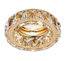 Встраиваемый светильник Ambrella light Crystal K112 CL/G