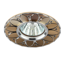 Встраиваемый светильник ЭРА Алюминиевый KL42 SL/GD Б0003848