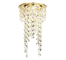 Встраиваемый светильник Ambrella light Crystal K2071 G/CL