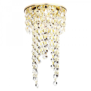 Встраиваемый светильник Ambrella light Crystal K2071 G/CL