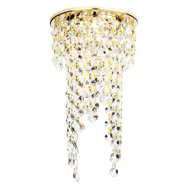 Встраиваемый светильник Ambrella light Crystal K2071 G/CL Встраиваемый светильник Ambrella light Crystal K2071 G/CL
