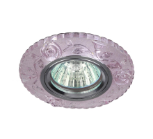 Встраиваемый светильник ЭРА LED с подсветкой DK LD16 PK/WH Б0028084