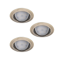 Точечный светильник (в комплекте 3 шт.) Kanlux TRIBIS II O AB 23846