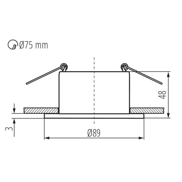 Точечный светильник Kanlux GLOZO DSO SR/B 36225 Точечный светильник Kanlux GLOZO DSO SR/B 36225