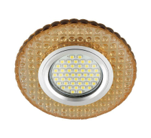 Встраиваемый светильник Fametto Luciole DLS-L143 Gu5.3 Glassy/Gold