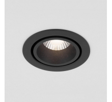 Встраиваемый светодиодный светильник Elektrostandard Nulla 15267/LED 7W 3000K BK/BK черный/черный a063972