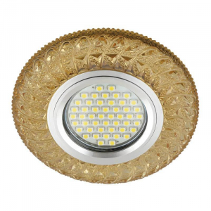Встраиваемый светильник Fametto Luciole DLS-L144 Gu5.3 Glassy/Gold