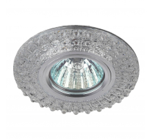 Встраиваемый светильник ЭРА LED с подсветкой DK LD2 SL/GR Б0019199