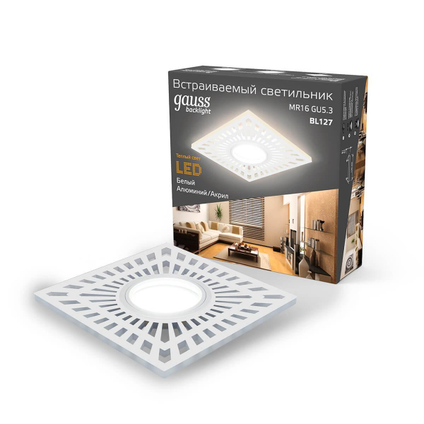 Встраиваемый светильник Gauss Backlight BL127 Встраиваемый светильник Gauss Backlight BL127