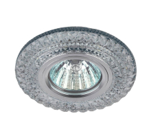 Встраиваемый светильник ЭРА LED с подсветкой DK LD3 SL/WH+GR Б0019204