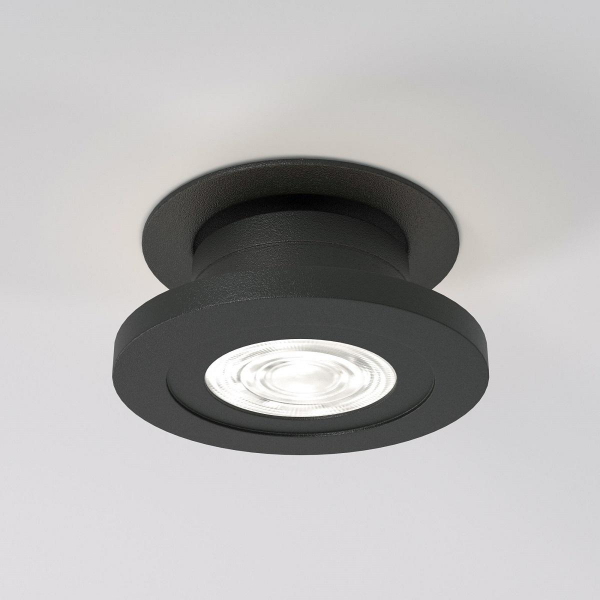 Встраиваемый светодиодный светильник Elektrostandard Surf 25084/LED 6W 4000K черный a063675 Встраиваемый светодиодный светильник Elektrostandard Surf 25084/LED 6W 4000K черный a063675