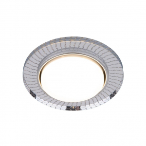 Встраиваемый светильник Elektrostandard 3033 GX53 CL/SL прозрачный/серебро a045484