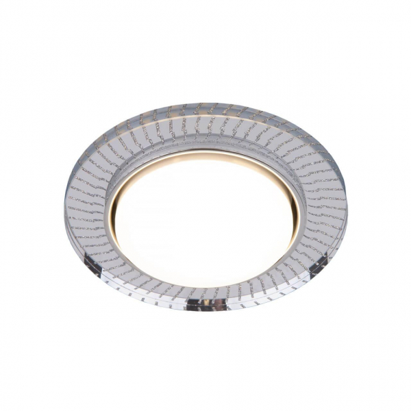 Встраиваемый светильник Elektrostandard 3033 GX53 CL/SL прозрачный/серебро a045484 Встраиваемый светильник Elektrostandard 3033 GX53 CL/SL прозрачный/серебро a045484