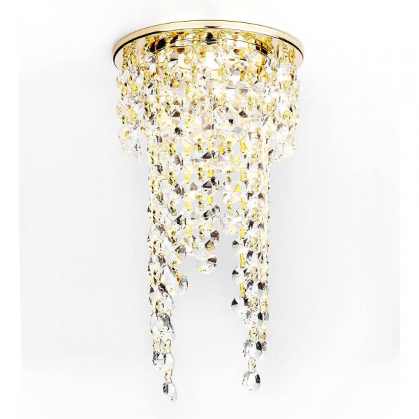 Встраиваемый светильник Ambrella light Crystal K2071 G/CL Встраиваемый светильник Ambrella light Crystal K2071 G/CL