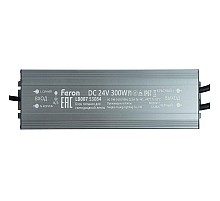 Трансформатор электронный для светодиодной ленты 300W 24V IP67 (драйвер), LB007 Feron 53084