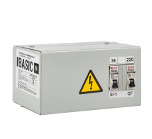 Ящик с понижающим трансформатором ЯТП 0,25кВА 220/36В EKF Basic yatp0,25-220/36v-2a