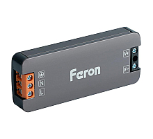 Трансформатор электронный для светодиодной ленты 300W 12V IP67 (драйвер), LB007 Feron 53143