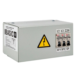 Ящик с понижающим трансформатором ЯТП 0,25кВА 220/12В (3 автомата) EKF Basic yatp0,25-220/12v-3a