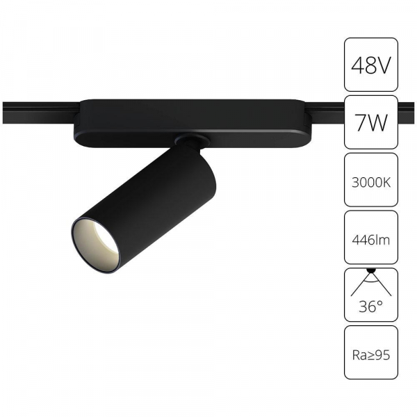 Трековый светодиодный светильник Arte Lamp Rapid A1156PL-1BK Трековый светодиодный светильник Arte Lamp Rapid A1156PL-1BK