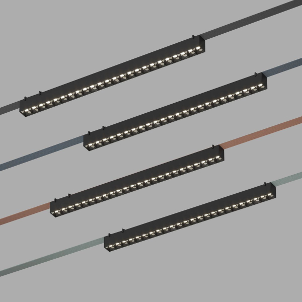 Трековый светильник Denkirs BELTY GRILL DK5572-BK