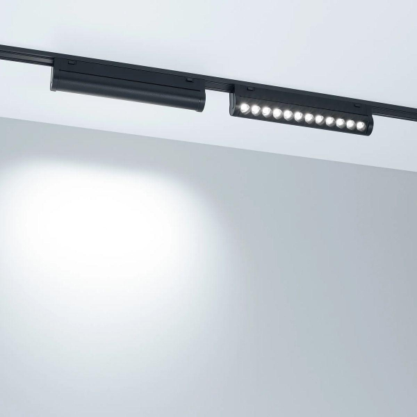 Трековый светодиодный светильник Arlight Mag-Vibe-Laser-Turn-L209-12W Day4000-Mix 044177 Трековый светодиодный светильник Arlight Mag-Vibe-Laser-Turn-L209-12W Day4000-Mix 044177