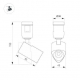 Трековый светодиодный светильник Arlight Art-Apriori-Spot-Turn-R45-8W Warm3000 039287